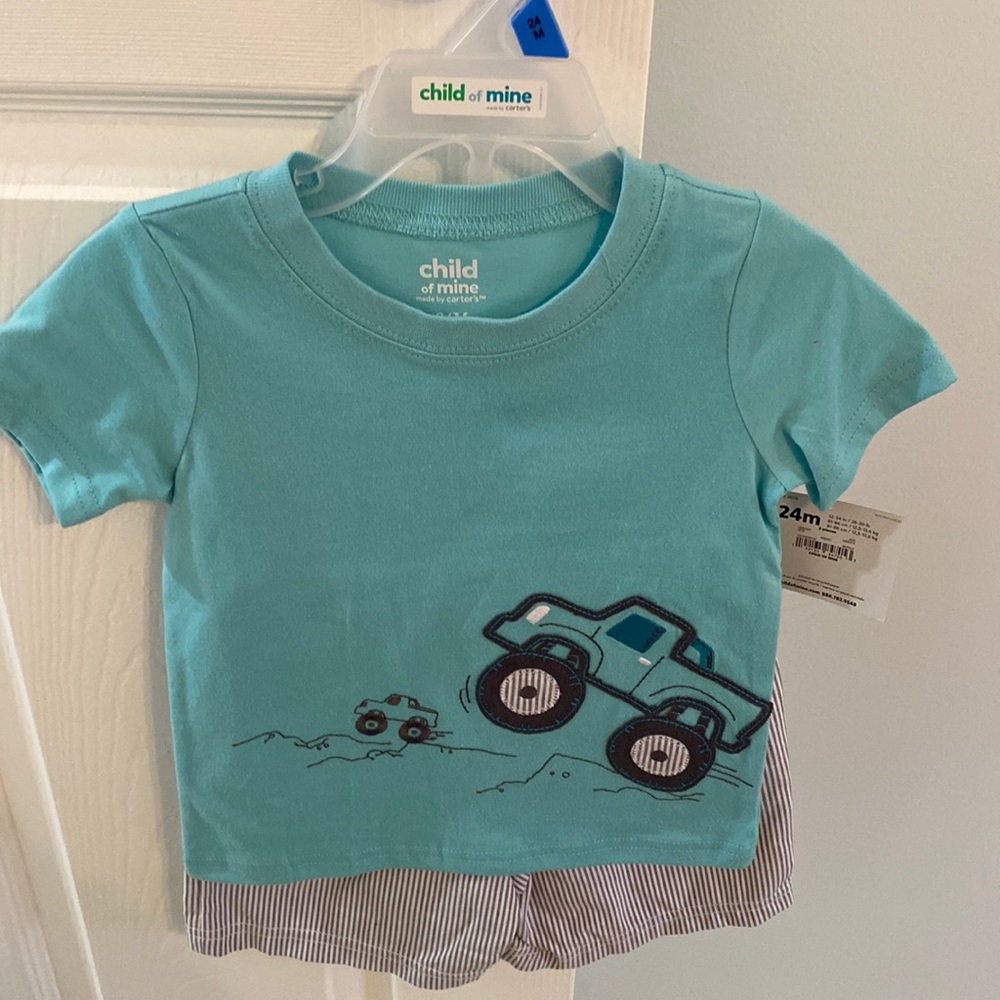 24 month Child of mine, made by Carters  2 piece set